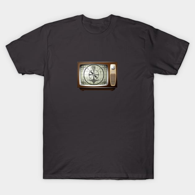 Retro TV test Signal vintage T-Shirt by DavidLoblaw